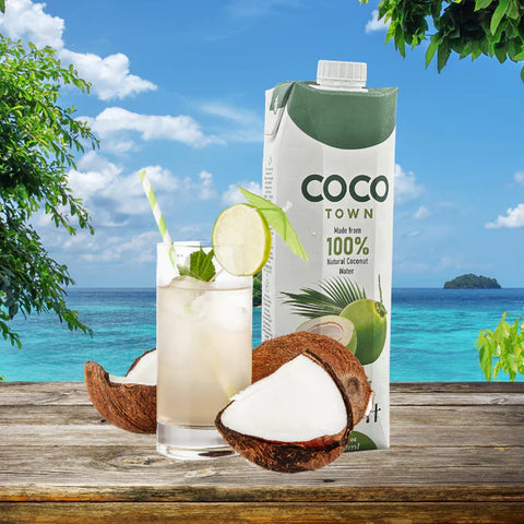 Coco Town - Fresh Coconut Water,  100% Natural Coconut Juice-  1000 ml