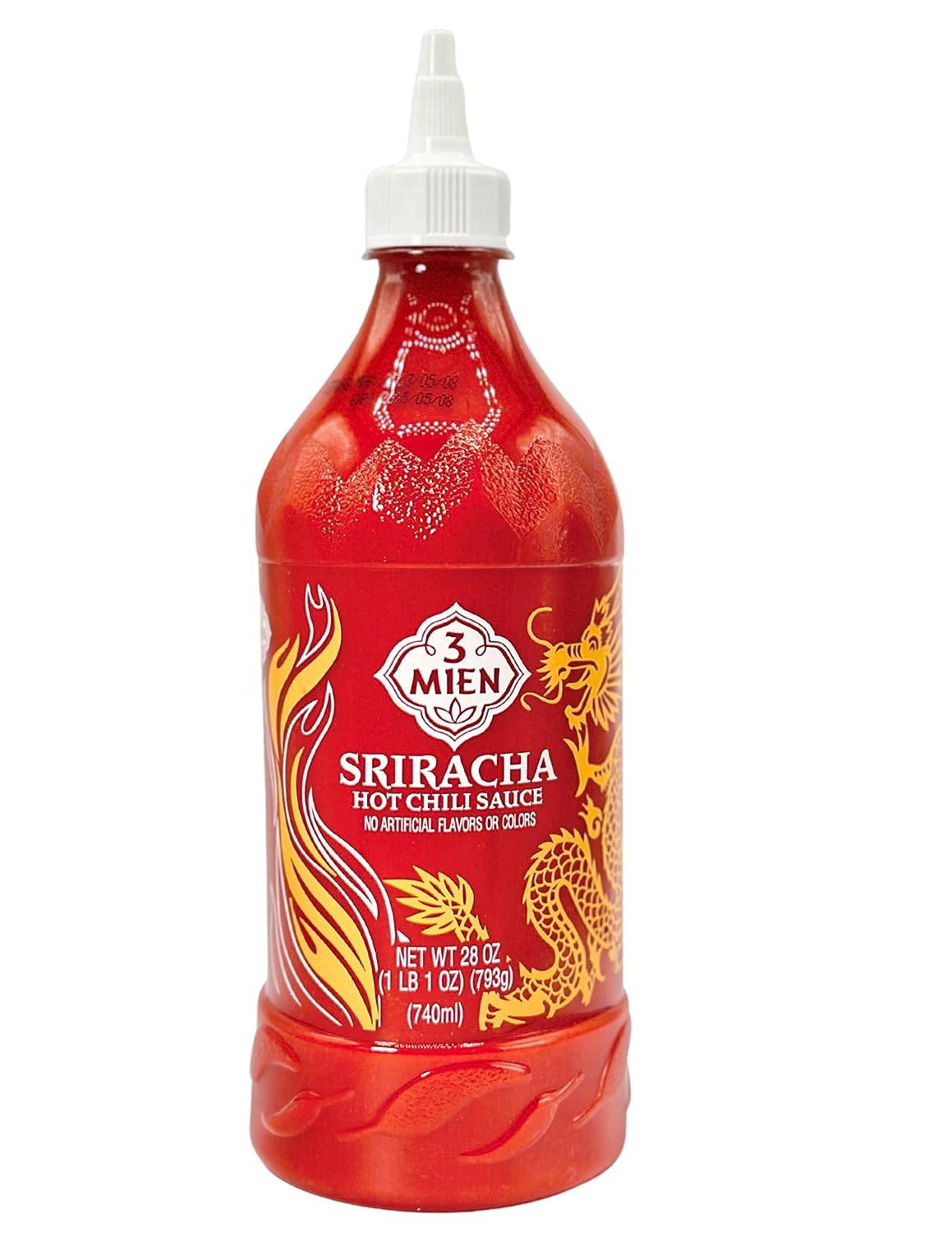 Collection of 3 Mien Siracha Hot Chilli Sauce, Product of Vietnam - Net WT: 28 Fl Oz (740 ml) - Pinsot in a gallery layout