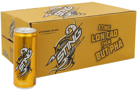 Sting Energy Drink - Gold Ginseng / Nuoc Tang Luc Sting 320ML (1 Botle )