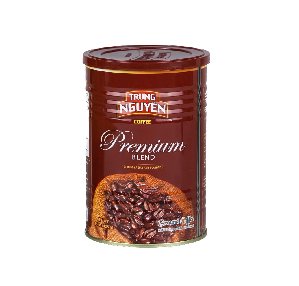 Collection of Trung Nguyen Premium Blend Vietnamese Coffee, 15 Ounce in a gallery layout