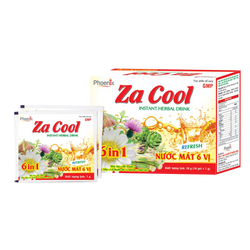 Collection of Za Cool Instant Drink Herbal Tea (10 sachet x 7g) in a gallery layout