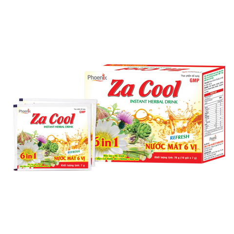 Za Cool Instant Drink Herbal Tea (10 sachet x 7g)