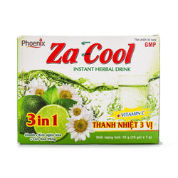 Collection of Za Cool Instant Drink Herbal Tea (10 sachet x 7g) in a gallery layout