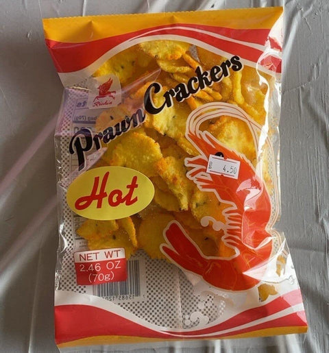 Prawn Crackers Snack, Made In Japan (2.4 Oz) - Pack of 3