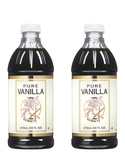 Collection of Pure Vanilla Extract, Total Net Weight: 16 fl oz (473 ml) in a gallery layout