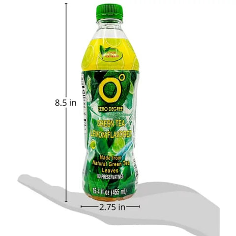 Zero Degree Green Tea Lemon Flavor 15.4 Fl Oz
