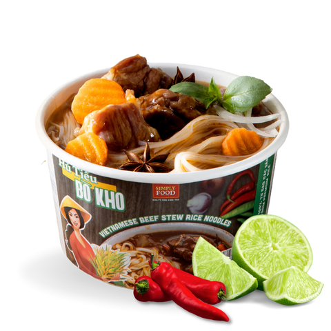 Beef Stew Rice Noodles (Hu Tie Bo Kho) 55g each/ 9 Bowls