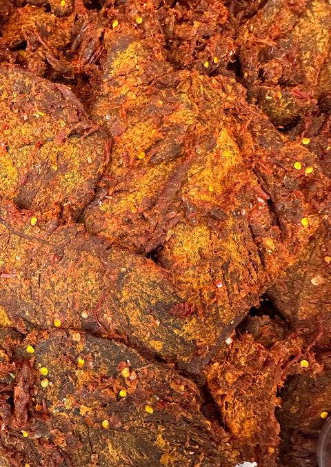 Spicy House Special Beef Jerky - khô bò đặc biệt cay. - 0.5 lb