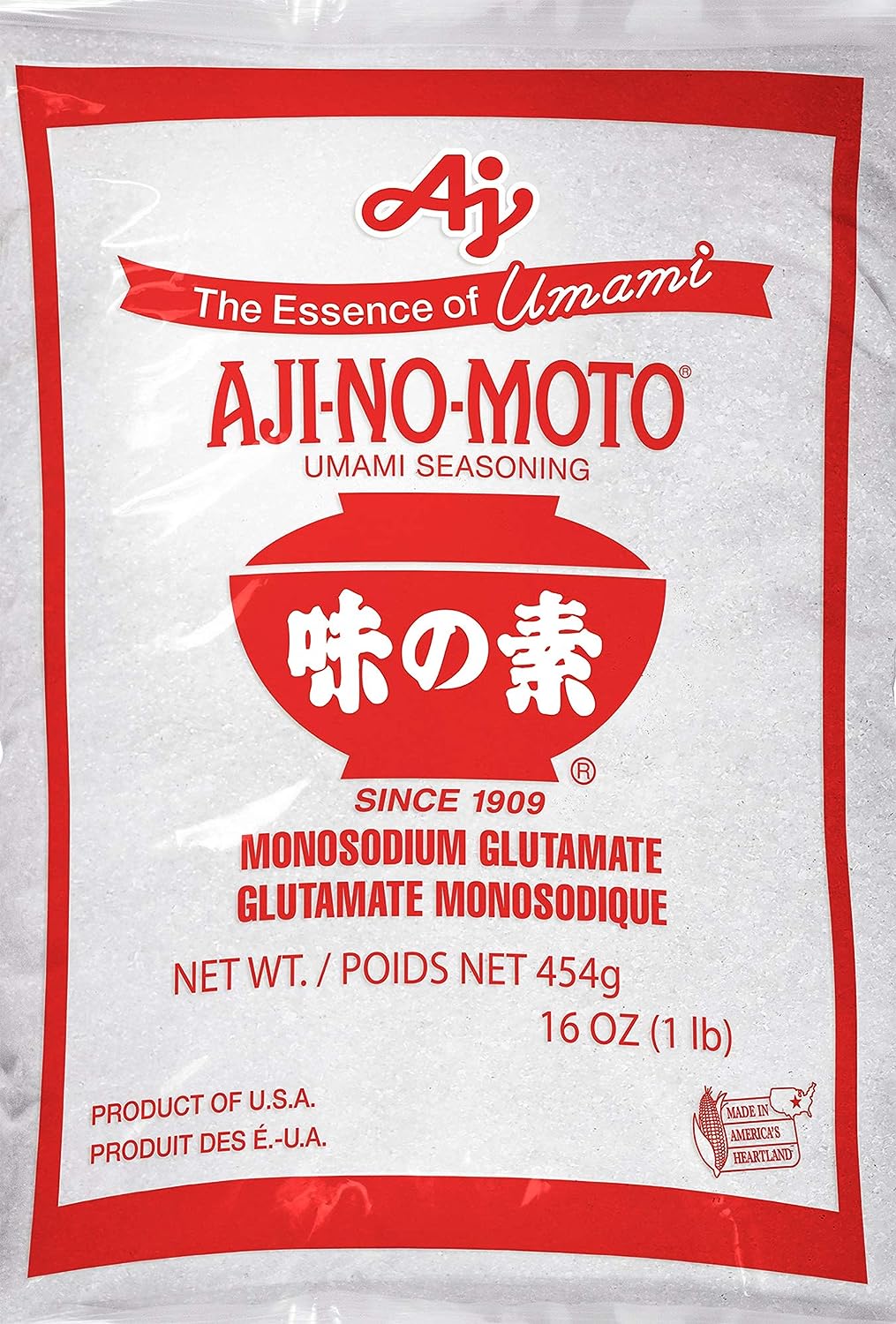 Collection of Ajinomoto MSG in Plastic Bag, 16.0 Ounce - Pinsot in a gallery layout