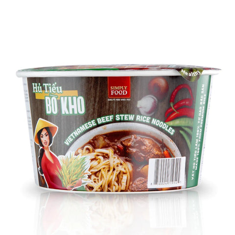 Beef Stew Rice Noodles (Hu Tie Bo Kho) 55g each/ 9 Bowls - Pinsot