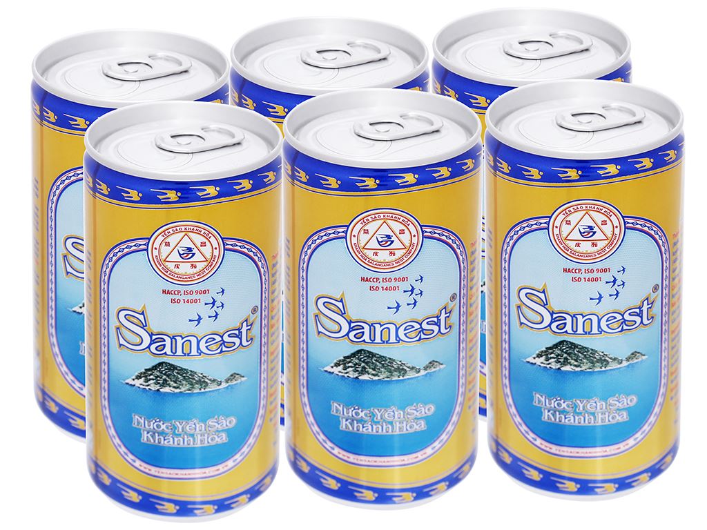 Collection of Bird’s Nest Water Sanest Khanh Hoa, Can of 190ml - Pinsot in a gallery layout