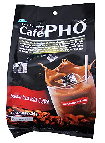 Cafe Pho Vietnamese 3in1 Instant Coffee Mix, Bag of 18 Sachets - Pinsot