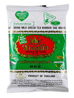 Collection of ChaTraMue Number One, Thai Iced Tea, Imported From Thailand, Size 200g (Milk Green Tea) - Pinsot in a gallery layout