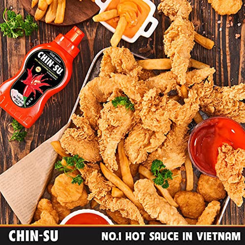 CHIN - SU Sauce The Original Vietnamese Hot Sauce, Sweet Sriracha Chili - 8.82oz 500g BIG - Pinsot