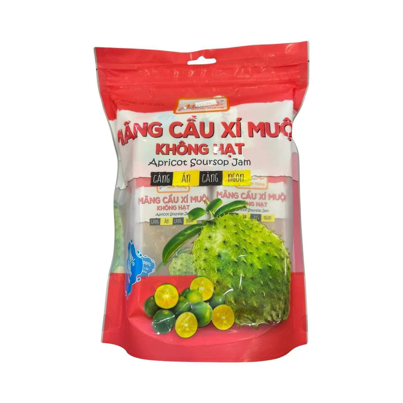 Dried Soursop Fruit Snacks (Mãng Cầu Xí Muội) - 500gr – Pinsot