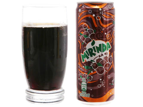 Collection of Mirinda Root Beer (Sarsi) Soft Drink in a gallery layout