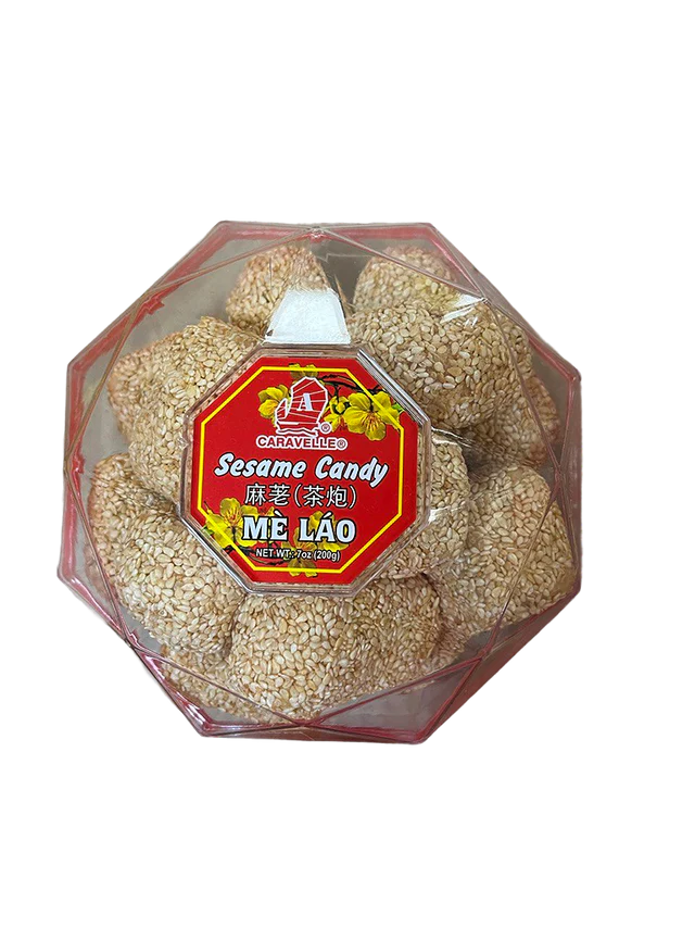 Collection of Sesame Candy (Kẹo Mè Láo) 200g in a gallery layout