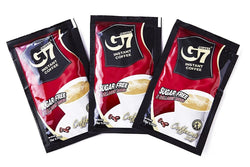 Collection of Trung Nguyen G7 Instant Coffee Sugar Free + Collagen, 22 Sachets X 16g in a gallery layout