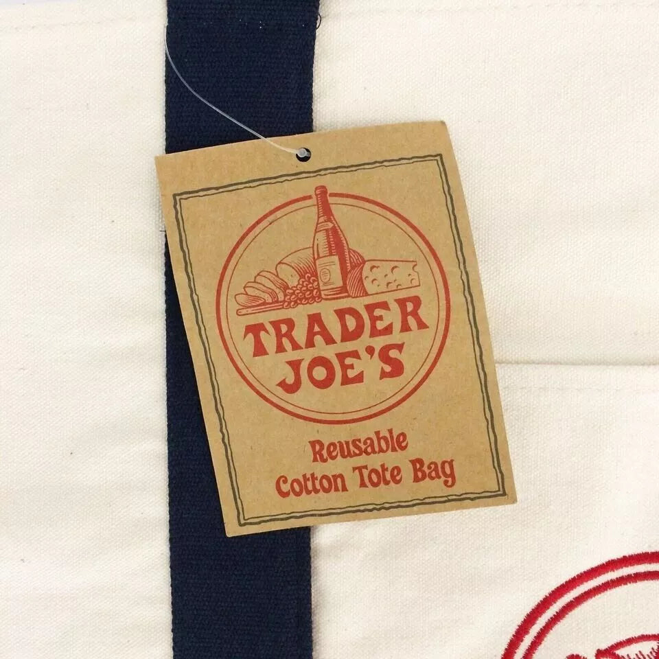 Collection of Trader Joe's Canvas Tote Shopping Bag - Big in a gallery layout