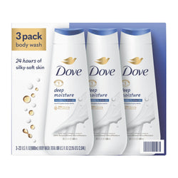 Collection of Dove Nourishing Body Wash, 23 Fluid Ounce (Pack of 3) in a gallery layout