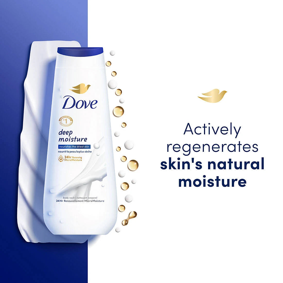 Collection of Dove Nourishing Body Wash, 23 Fluid Ounce (Pack of 3) in a gallery layout