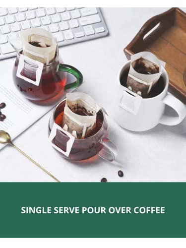 Dakoli Premium Vietnamese Coffee - Pour Over and Single-Serve Coffee, Medium Roast, 100% Robusta Coffee - 10 Bags/ 1 Box