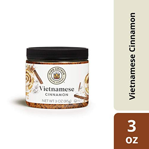 King Arthur Flour, Vietnamese Cinnamon, Certified Kosher, Nut-Free, 3 Ounces