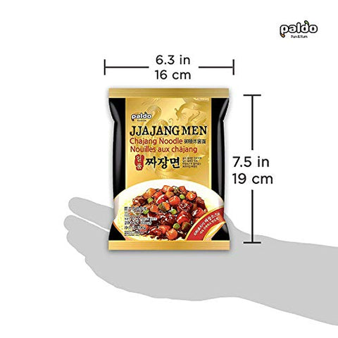 PALDO FUN & YUM Jjajangmen Chajang Noodle No MSG , 7.05 ounce ( 4 Pack )