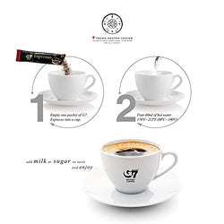 Collection of Trung Nguyen G7 Instant Coffee Espresso, 100% Arabica Coffee (15 Packets/Box, 4-Pack) in a gallery layout