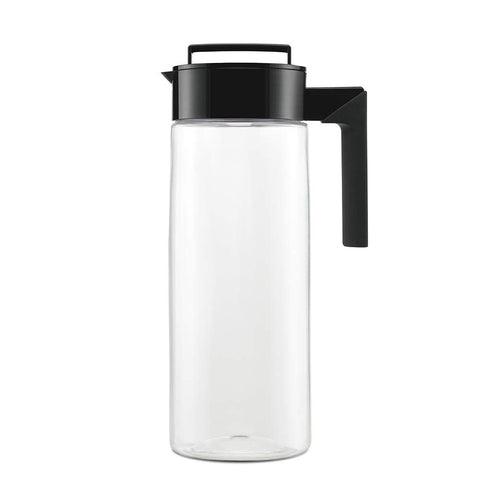 Takeya Patented and Airtight Pitcher Made in the USA, BPA Free, 2 qt, Black