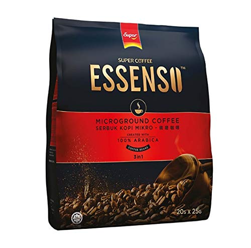 Collection of SUPER COFFEE ESSENSO 3 in 1 Instant Coffee (20 sachets) Imported from Malaysia in a gallery layout