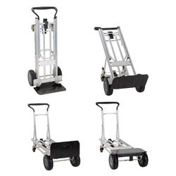 Collection of Handtruck, 4 Positions in 1, Convertible Hand Truck, Steel, 800 - 1000 Lb Load Capacity in a gallery layout